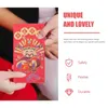 Emballage cadeau enveloppes rouges année chinois argent enveloppe Festival printemps Hongbao paquets paquet 2023 sac chanceux argent Lisee Xi