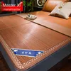 Couvertures Bambou Tapis D'été 1.8M Lit Ménage Couverture Pliante De Paille