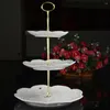 Bakeware Tools S 2/3 Tiers Cake Rod Plate Stand Handle Fitting Hardware Without The Bake Wedding No Tray Kitchen Utensils