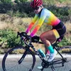 Ensembles de course Triathlon Skinsuit Femmes Vélo Costume 2022 Vêtements de vélo Cyclisme Jersey Shorts Ensemble VTT Vêtements Cycliste Tenue Roupa de Ciclismo