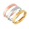 Corrente amor designer pulseira para homens mulheres pulseira de aço inoxidável jewerly casais carta prata rosa ouro moda festa luxo cha229i