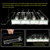 Retail Supplies Plastic Supermarket Shelf Rack Cigarettes Products Automatic Refill Pushing Pusher System Unibody Single Side 10pcs