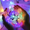 Stringhe 20/40ED Crystal Ball Luci a corda di vetro USB Lampada fata ghirlanda per natale Dropship decorazione per festoni per matrimoni