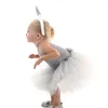 Girl Dresses Easter Outfit Baby Tutu Dress Gray Costume For Po Shoot Infant Pography Props First Birthday Kids Tulle