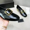 Femmes de haute qualité en cuir noir mocassins chaussures à talons plats pompes Preppy Penny mocassins dame mocassins travail de mariage