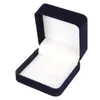 Bijoux Sachets Velvet Cufflinks Broche Box Bo￮te Bo￮te de rangement Affichage de bijoux 7x7x3,5 cm
