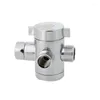 Kitchen Faucets G1/2" Three Head Function Switch Adapter Control Valve 3 Way Tee Connector Diverter