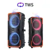 Portable Speakers Shinco Dual 65inch Wireless Portable Speakers With Light HighPower Indoor And Outdoor DJ Stereo Speakers 2211056158816