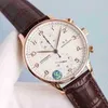 Superclone LW zegarek Watch Import Maszyna Portugalia w pełni automatyczna męska menu mechaniczna podróż Precision Sapphire Glass Waterproof