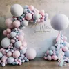 Baby Gender Reveal Party Supplies Balloon Arch Garland Kit Pastel Macaron Pink Blue Latex Ballonnen Decoratie Favor Baby Shower T200624262i