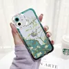 Luxushüllen Van Gogh Ölgemälde Klare Handyhüllen für iPhone 13 12 11 Pro Max 7 8 Plus SE X XS XR 14 Promax Transparente Hüllen