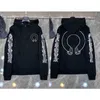 Heren Hoodies Sweatshirts Classic Mens Zipper CH Designer Sanskriet Cross Print Pullover Hoody Luxe vrouw JacktsA4G1