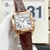 polshorloge horloge voor heren dames vierkant horloge Automatisch mechanisch ontwerper Horloges maat 39MM Riem Roestvrij stalen armband Saffierglas Luxe horloge orologio.