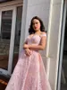Платья для вечеринок розовый выпускной с юбкой роскошные хрустальные вечерние платья элегантные длинные женщины свадебное платье