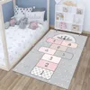 Tapijten cartoon schattige kinderen tapijt woonkamer kinderen kruipen jumping plaid play matten jongen meisje slaapkamer bed kleed tapijten huisdecoratie