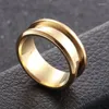 Clusterringen 6 -lagen Ring Core Blank voor inleg sieraden waardoor gepolijst comfort gegroefd L21E maakt