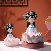 Costume style girl living room Figurines decoration creative porch key storage TV wine cabinet home decoration wedding gift Chinese