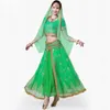 Bühnenkleidung Ropa Tribal Dance Kleidung für Bauchtanz Professionelles Bollywood-Kostüm Elegante Tänzer-Outfits
