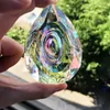 Tuindecoraties HD Kleurrijke hangende kristallen Prism Suncatcher voor ramen decoratie kroonluchter onderdelen Diy Home Wedding Decor