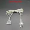 Strings 3m USB / EU US Plug Extender Wire For String Lights Extension Cord Christmas Curtain DIY Room Wedding Decor