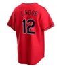 Nieuwe Heren Dames Jeugd Kids Jerseys FRANCISCO LINDOR JOSE RAMIREZ ROBERTO PEREZ SHANE BIEBER FRANMIL CLEVELAND REYES OSCAR INDIANS MERCADO