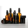 Återfyllningsbar presspumpglas Sprayflaskoljor Liquid Container Cosmetic Parfym Bottle Atomizer för resor 5 ml/10 ml/15 ml/20 ml/30 ml/50 ml/100 ml