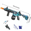 Gun Toys M416 Gel Gun Blaster Med 15000 Hydrogel Balls Gel Blaster Manuell Automatisk Splatter Vattenpistol Elektriska Leksaker För Vuxna Barn T221105