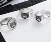 Fashion Designer Ring Band pentagon Round cat head Rings for Man Women Style Gifts Temperament Simplicity Accessories luxury jewelry with box