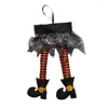 Christmas Decorations Cute Witch Legs Shape Hanging Decor Creative Eco-friendly Fabric Unique Holiday Durable Exquisite Halloween Doll