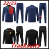 Tracksuits 22-23 Portuguese Long pull Jacke TRACKSUIT training suit man and kid Portugues JOAO FELIX survetement football training jogging chandal 22/23