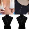 Zomerstrand sexy body ketting ketting goud elegante kristal strass crossover taille buik ketens body boho sieraden