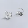 バックイヤリングLutaku Korean Fashion Hollow Butterfly Ear Clips for Girl