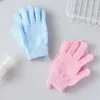 12st Bath For Peeling Exfoliating Mitt Glove Scrub Gloves Resistance kroppsmassage svamp tvätt hud fuktgivande spa skum