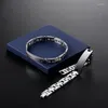 Bangle Woman Hand Hand Stainless Aço Bracelet Moda Casal Saúde Saúde Turmalina Four Elements Jewelry Gift 2022