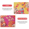 Emballage cadeau enveloppes rouges année chinois argent enveloppe Festival printemps Hongbao paquets paquet 2023 sac chanceux argent Lisee Xi