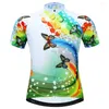 Vestes de course Jesocycling Pro Team Cycling Jersey Women Bike Mtb Shirts Courte