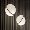 Lampes suspendues Lustre en fer nordique Éclairage Design Lampe Luminaire de salle de bain Lustres Para Quarto Hanglampen Luzes De Teto Lamparas Techo