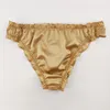 Underpants Briefs Bikini Soft Underwear Pure Silk Breathable Women Comfortable Knickers Multicolor Panties