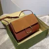 2021 luxury Brand Messenger bags wholesale Designers Women High Quality Genuine Cowskin Leather Cloe Mini Marcie Shoulder Saddl