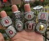 17st Ohio State Buckeyes Nationaal Kampioenschap Ring Set Houten Doos Fan Gift297m