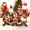 Retractable Santa Claus doll Christmas Decorations tree home elk teacher decoration apple diy