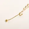 Luxus-Muster-Designer-Schmuck-Halskette, modische Gold-Würfel-Halskette für Weiblichkeit, exquisite berühmte Damen-Ohrringe, Hochzeit, Party, ohne Box