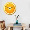 Creative Fruit Wall Clock Lime Modern Kitchen Lemon Clock Watch Home Decor Living Room Clock Tropical Fruit Wall Art Timepieces H06118777