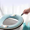 Toilet Seat Covers Winter Warm Cover Mat Bathroom Accessories Christmas Decoration