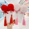 Hair Accessories 2 Pcs/Set Children Cute Pearl Flower Ball Bow Year Hairpins Baby Girls Lovely Ornament Clips Kids