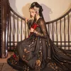 Vêtements de scène jupe de danse gothique Flamenco Hanfu Style chinois femmes vêtements traditionnels rétro ancien Costume Performance 2022