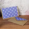 Emballage cadeau 60pcs Enveloppes Cartes de papeterie créatives colorées simples pour l'école