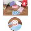 Emballage cadeau 60pcs Enveloppes Cartes de papeterie créatives colorées simples pour l'école