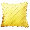 Pillow Plush Modern Delicate Workmanship Throw Pillowcase Ornamental Slipcover Washable For Bedroom