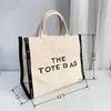 MARC The Tote Bag Canvas Designer حقائب اليد ذات السعة الكبيرة الكتف نساء التسوق حقائب حقيبة رسائل رسائل Messenger Print 220830 1106221D